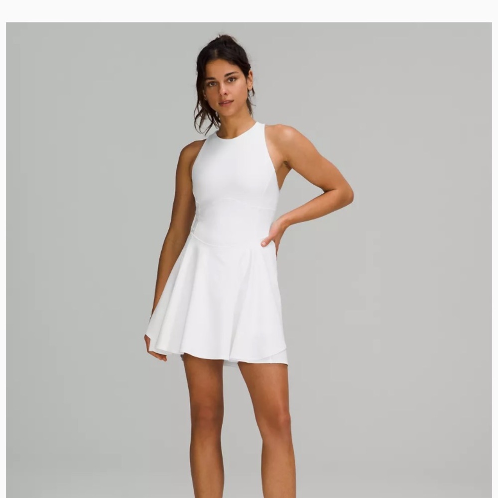 NWT Lululemon Court Crush Dress White Sz 8